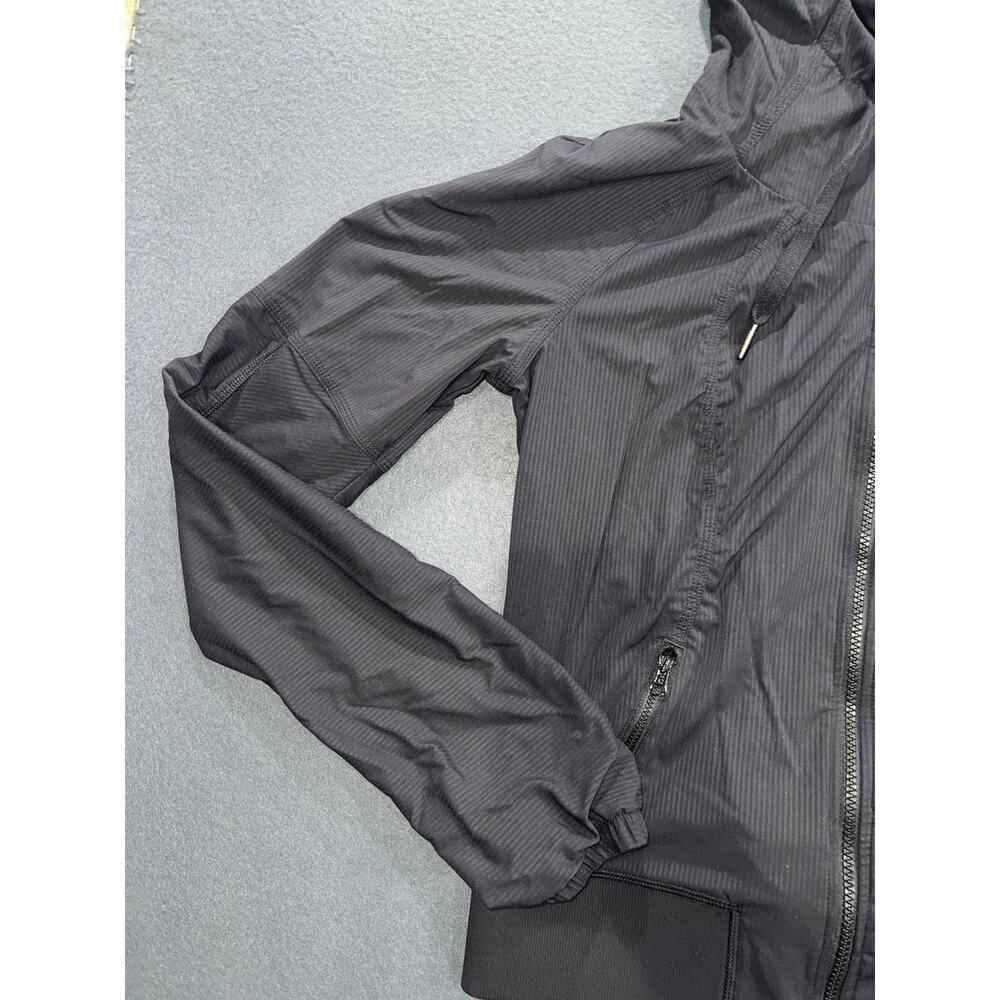 Lululemon Jacket Black Street Y2K Studi Full Zip Train Outdoor Hoodie 10 A009222 - Picture 6 of 12